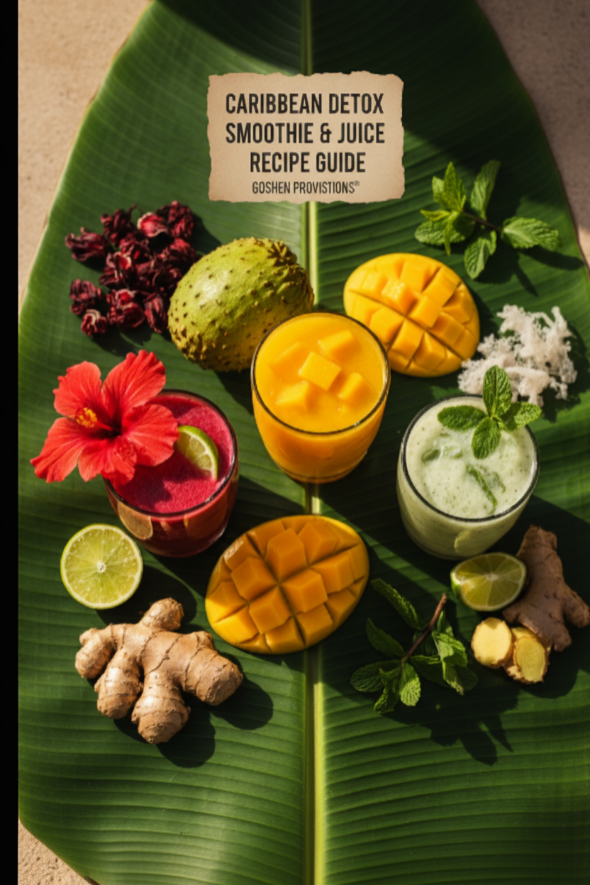 Caribbean Detox Smoothie & Juice Recipe Guide Cover