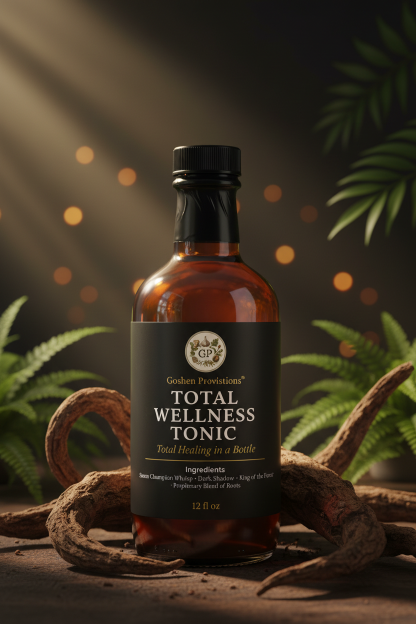 Goshen Provisions Total Wellness Tonic - Roots Background
