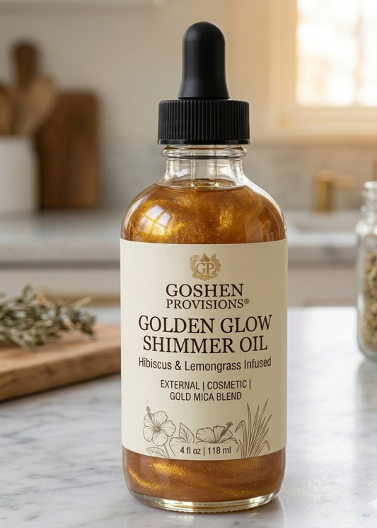 Golden Glow Shimmer Body Oil