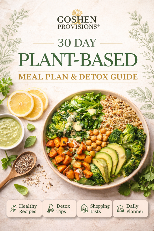 30-Day Plant-Based Meal Plan & Detox Guide