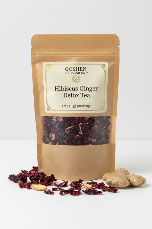 Hibiscus Ginger Detox Tea - 4oz Pouch